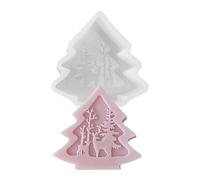 YNPQTDS Moules en Silicone de Noël pour Bougies | Outil de Moulage Souple - Forme en Silicone de Noël,pour Adulte Enfant Fête Pièce Maîtresse de Table Alimentation Cuisine Petits Objets