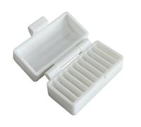 YNPQTDS Organiseur de piles | 10 emplacements étanche et portable - Étui de rangement rond pour pièces de monnaie, pour les vacances, les voyages, la maison, le salon