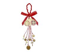 YNPQTDS Pendentif Saint Benoît - Décoration murale pour la protection - Décoration d'intérieur catholique | Pour les membres spirituels à la recherche spirituelle de l'église Prière quotidienne