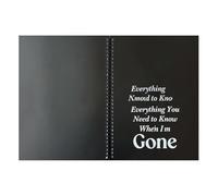 YNPQTDS Planificateur de fin de vie, planificateur de préparation des funérailles | Journal pour documents de succession et bénéficiaires des membres de la famille