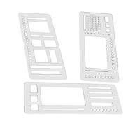 YNPQTDS Pochoirs réutilisables pour journal intime, modèles de scrapbooking pour les amateurs d'expression, adultes et