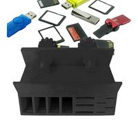 YNPQTDS Porte-carte mémoire | Protection sous moniteur pour carte mémoire | Étui de rangement résistant à l'usure pour dortoir, hôtel, location, entreprises, restaurant, appartement