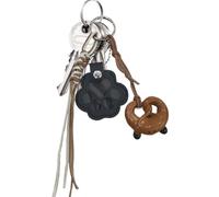 YNPQTDS Porte-clés en fourrure de chien | Empreinte de patte de chat Cordon souvenir, léger souvenir de la vie de famille avec animaux domestiques