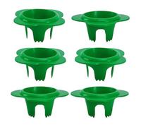 YNPQTDS Protecteur De Tête D'Arroseur, 6 Pièces Résistant Aux UV Installation Facile, Garde Arroseur 15 cm Contre Les Dommages Tondeuse, pour Paysagistes Jardiniers Jardins Parcs et Bordures de