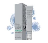 YNPQTDS Roller Anti-Poches Sous Les Yeux, Crème pour les Yeux 20g avec Bille Massante, Outil de Massage 360° Raffermissant Hydratant Éclat pour Réduire la Sécheresse Routine Matin Après Maquillage