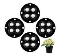 YNPQTDS Roulettes pivotantes, 4 pièces Roulettes de rotation pour petits électroménagers, Petites roues de meubles pour poubelle, boîte de rangement, accessoires de quincaillerie domestique