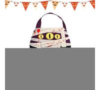 YNPQTDS Sacs à bonbons d'Halloween | Sacs réutilisables pour trucs ou traitements, sac de transport en tissu non tissé pour jouets, bonbons, maison hantée, événements scolaires