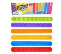 YNPQTDS Sensory Bracelet Toy | Bracelets À Claquer en Silicone pour Salle De Classe | Stocking Stuffers Calming Toys for Christmas Travel Halloween Office Library School Home Vacation