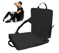 YNPQTDS Sièges de stade avec soutien dorsal, chaise de blanchiment avec soutien du dos, coussin d'assise pliable pour extérieur, pique-nique, plage, kayak, jeux de baseball, concerts, bateau, camping