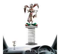 YNPQTDS Tableau de bord vacillant pour tableau de bord de voiture | Décoration de tableau de bord 2D | Figurine mobile design plat pour voyage, camion, monospace, berline, famille, excursions, trajets