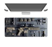 YNPQTDS Tapis d'ordinateur pour le bureau - XXL - Grand format - Support universel antidérapant pour le bureau, le bureau à domicile, les études