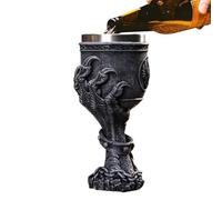 YNPQTDS Verre à vin gothique | Calice avec griffe de dragon de style gothique - Gobelet polyvalent de style rétro pour les fêtes