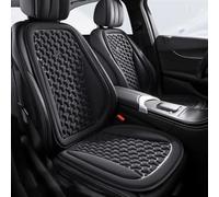 YNQP Housse de Siège Auto d'été 3D Respirante en Soie Glacée Coussin de Siège Auto Convexe, pour Jeep Renegade 2000-2025 Accessoires Auto,Black-Front SetX2