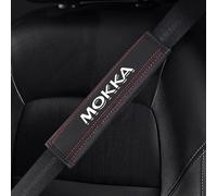 YNQP Lot de 2 Voiture Cuir Rembourrage de Ceinture de Sécurité, pour Opel Mokka Accessoires d'Intérieur