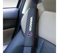 YNQP Lot de 2 Voiture Cuir Rembourrage de Ceinture de Sécurité, pour Scania K250 K280 K310 K320 K490 Serie G P S SerieX 93 9-3 Accessoires d'Intérieur