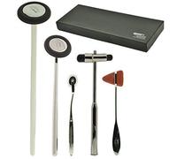 Ynr Angleterre Tromner Neurologique Reflex Hammer 5 Piece Ensemble avec Boîte - Wartenberg Roulette, Buck Hammer, Taylor Queen Place et Babinski - Test