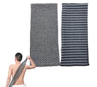 YNR Débarbouillettes Exfoliantes Serviette exfoliante Exfoliant Chiffon de Lavage Le Massage Exfoliant Extra Longue Le Nettoyage Quotidien du Dos pour Homme Femme
