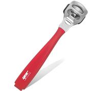 YNR Détache-callosités pour pieds - Lime à pied pour enlever les cors et les callosités, outil de pédicure comprend 10 têtes de rechange, brosse à talon et grattoir pour pieds | (rouge)