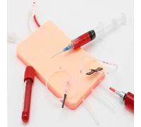 YNR Kit d'entraînement de suture réutilisable en silicone pour l'entraînement à la suture, coussinet de suture durable à utiliser par les étudiants, kit de suture pour l'entraînement et la pratique