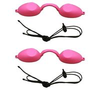 YNR Lot de 2 lunettes de bronzage de sécurité et protection contre la lumière laser IPL pour patients en IPL, UV, thérapie par lumière LED infrarouge pour bronzage sur la plage