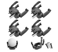 YNR Lot de 4 Pince De Ramassage De Balle De Golf Pliable Ramassage de Balle de Golf léger ramasse-balles de Golf Pliables Golf Accessories Tool Aide à l'entraînement Réglable pour Le Sport