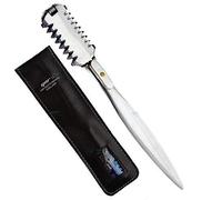 Ynr Pro Rasoir Tondeuse de Coupe Cheveux, Coiffure Stylisation Rasoir Tondeuse Cheveux Cheveux Effiler Peignes Texturisant - Argent