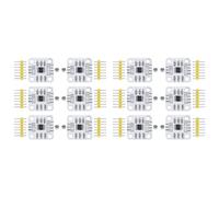 Ynusgeyx 12x Module de Capteur d'angle à Induction Magnétique AS5600, Codeur Magnétique 12 Bits, Haute Précision, avec Aimant, Lot de 6
