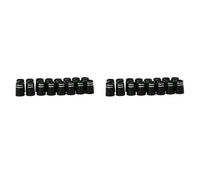 Ynusgeyx 20 Pièces Virole de Golf avec Double Anneau Chromé pour Driver et Bois de Parcours et Fer Accessoires de Golf Type 4: 8,6 X 15 X 13,5 mm