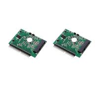 Ynusgeyx 2X Adaptateur de Convertisseur MSATA SSD à 44 Broches IDE comme Adaptateur de Convertisseur IDE HDD PCI E Express Sata pour Ordinateur Portable de 2,5 Pouces