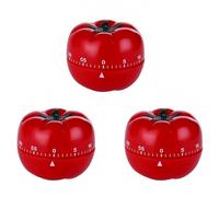 Ynusgeyx 3X 1-60Minute 360 Degres Mode Mignon Cuisine Interieure Tomate Pratique Compte A Rebours Minuteur Mecanique