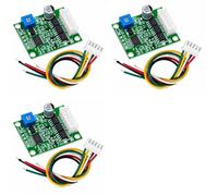 Ynusgeyx 3X Carte de Commande de Moteur Sans Balais DC 6-20 V 60 W 12 V, Contrôleur de Vitesse BLDC, Régulateur Triphasé, Module de Commutation Sans Hall avec Câble.