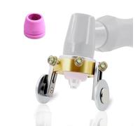 Ynusgeyx -55-60 PLASMA CUTER ROULET Guide de Roue Cercle Cercle Compass Stand Off Fit Pilot Arc Démarrage