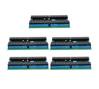 Ynusgeyx 5X R421C32 DC12V 32 Canaux Module de Relais de Bus Modbus RTU RS485 UART Port de Carte Série pour PLC LED Verrou de Porte Domotique