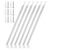 Ynusgeyx 6 Supports D'Étagère en Métallique, Supports pour Étagères en Métallique de 30,5 cm de Profondeur, Accessoires pour Étagères de Placard