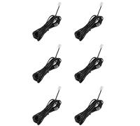 Ynusgeyx 6X RJ11 6P4C Cable Cordon de Telephone ADSL Modem 3 Metres