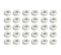 Ynusgeyx 8mm X 19mm X 6mm Gorge Profonde Etanche Radiale Roulements A Billes 698Z 30 Pcs