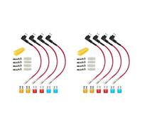 Ynusgeyx 8Pcs 12V-24V Add-A-Circuit Micro2 Fusible, Porte-Fusible à Lame avec Faisceau de Câbles