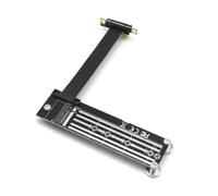Ynusgeyx Carte D'Extension M.2 NVMe M Key Riser Gen3.0 PCIe X1 M2 vers PCIE Riser Card 1x à M.2 Key-M Câble D'Extension PCI-Express PCIe 3.0