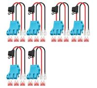 Ynusgeyx Paquet de 6 Connecteurs de Faisceau de Câbles 12 AWG de Remplacement pour Batterie Peg-Perego 12 V SLA sur Véhicule, D'Équitation avec Fusible