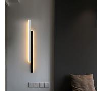 YNVIOZM Applique Murale À LED, Applique Murale Linéaire À LED Moderne D'intérieur Avec Applique Murale À Longue Bande À Distance, Luminaire À Gradation 3000K-6000K En Métal Et En Acrylique Pour Chambr