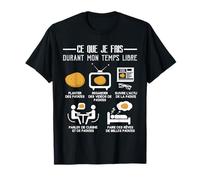 YO Cadeau Humour Patate - Homme/Femme - T-Shirt Humor - Noir - S - Manche Courte - Coton 100% - Imprimée Patate - Humour - Cadeau Parfait Pour Les Fans De Patates