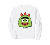 Yo Gabba Gabba! Brobee Green Character Big Face Sweatshirt