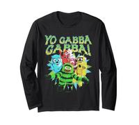 Yo Gabba Gabba! Cast Photo Burst Distressed Kids TV Show Manche Longue