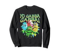 Yo Gabba Gabba! Cast Photo Burst Distressed Kids TV Show Sweatshirt