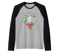 Yo Gabba Gabba! Christmas is Awesome Wreath Manche Raglan