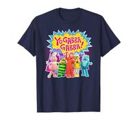 Yo Gabba Gabba! Colorful Character Cutouts TV Show T-Shirt