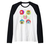 Yo Gabba Gabba! Colorful Friends with Doodles TV Show Manche Raglan