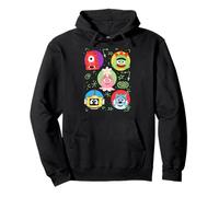 Yo Gabba Gabba! Colorful Friends with Doodles TV Show Sweat à Capuche