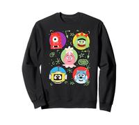 Yo Gabba Gabba! Colorful Friends with Doodles TV Show Sweatshirt