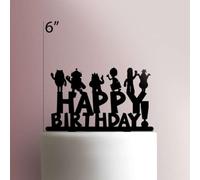 Yo Gabba Gabba Décoration de gâteau en acrylique Fuchsia Largeur 20,3 cm